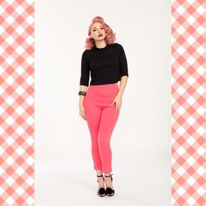Laura Byrnes California Eva Pant in Coral